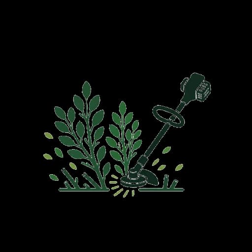Расчистка кустарника мотокосой